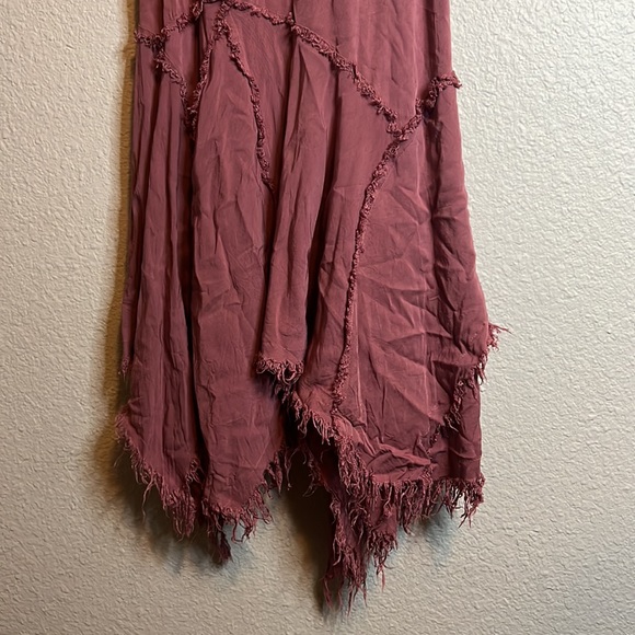 Free People Tattered Up Shred slip dress, size extra small. - Picture 4 of 10